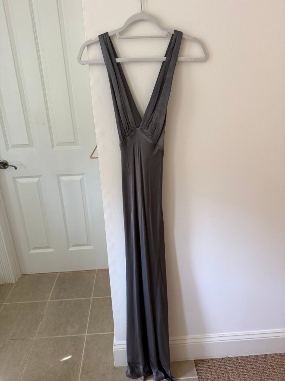 Shona Joy Grey Maxi Dress 2